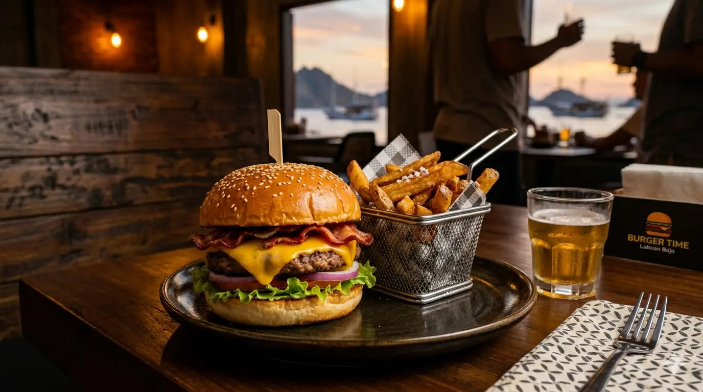 Savor the Best Burger in Labuan Bajo after Your Komodo Dive
